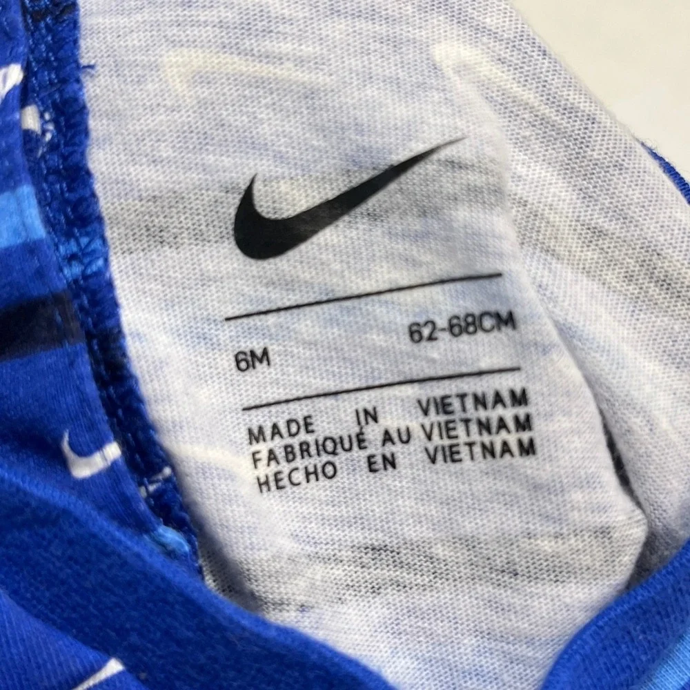 Nike Romper Infants 6M Sporty Athleisure‎ Streetwear Summer Snap Suit